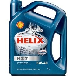 SHELL Helix 5w40 п/c HX7 4л (уп.4)